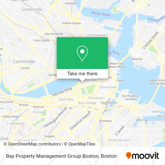 Bay Property Management Group Boston map