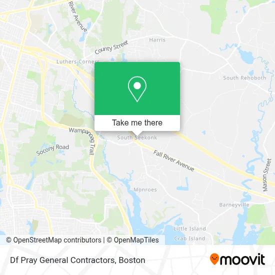 Df Pray General Contractors map