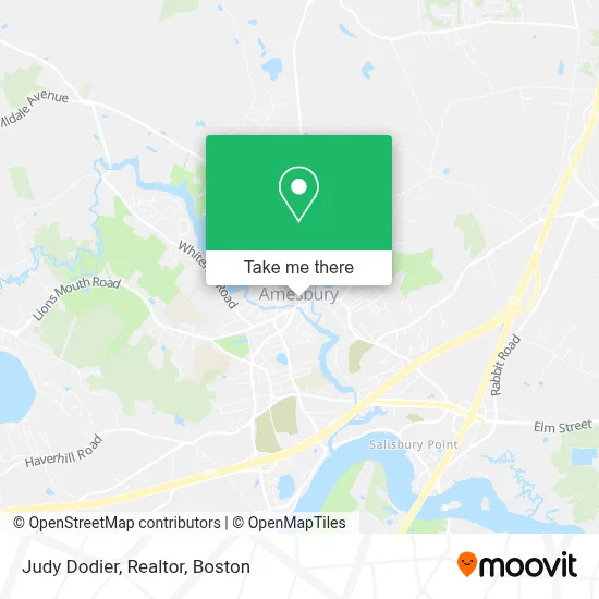 Judy Dodier, Realtor map