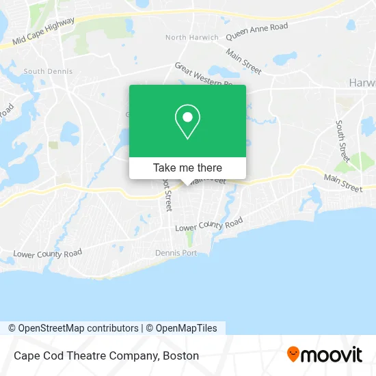 Cape Cod Theatre Company map