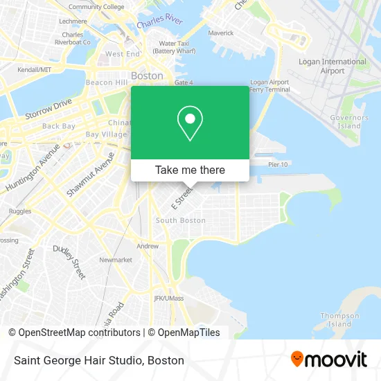 Saint George Hair Studio map