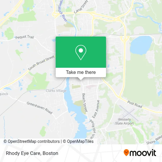 Rhody Eye Care map