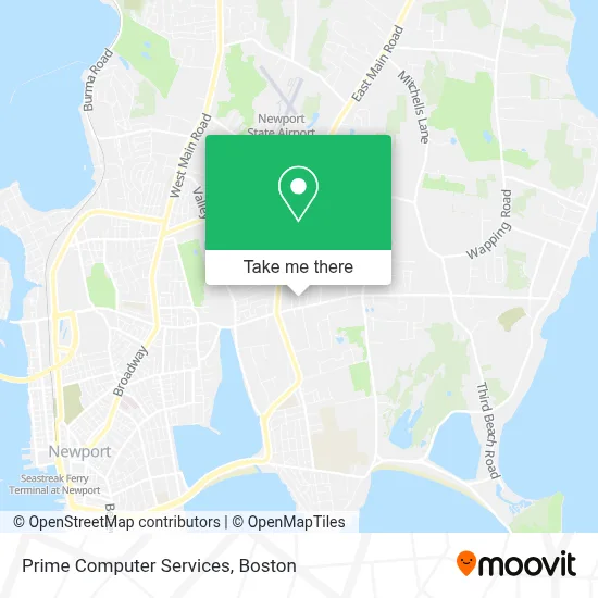 Prime Computer Services map