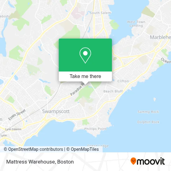 Mattress Warehouse map