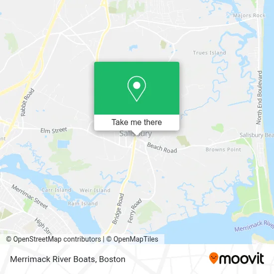 Merrimack River Boats map