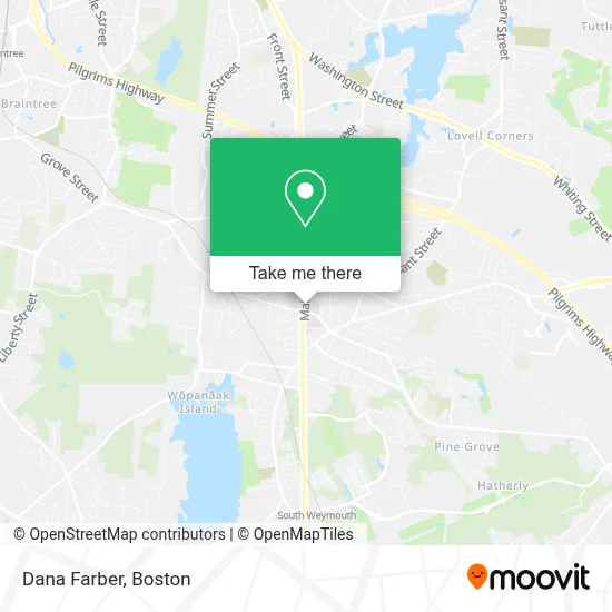 Dana Farber map