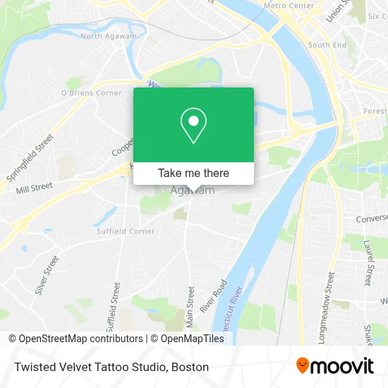 Twisted Velvet Tattoo Studio map