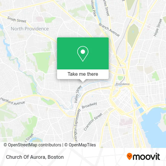 Church Of Aurora map