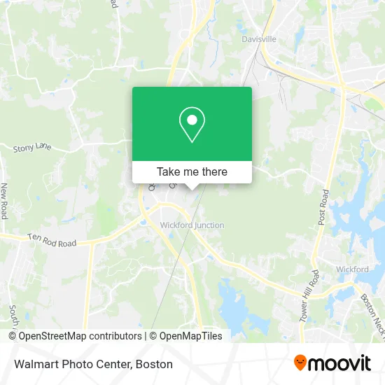 Walmart Photo Center map