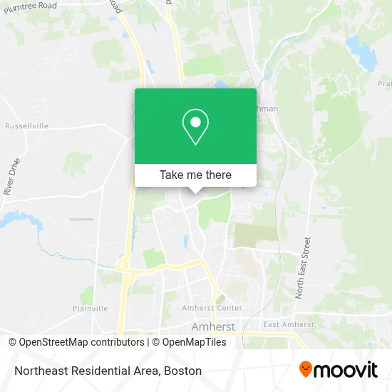 Northeast Residential Area map
