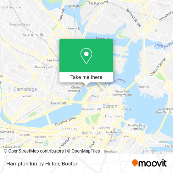 Hampton Inn by Hilton map