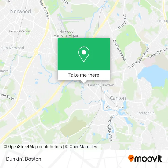 Dunkin' map