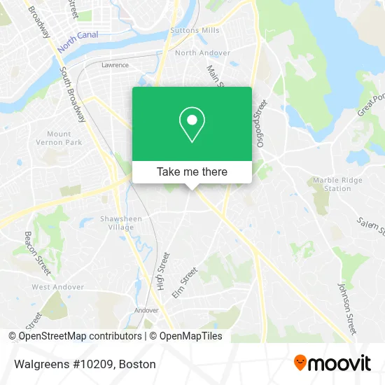 Walgreens #10209 map