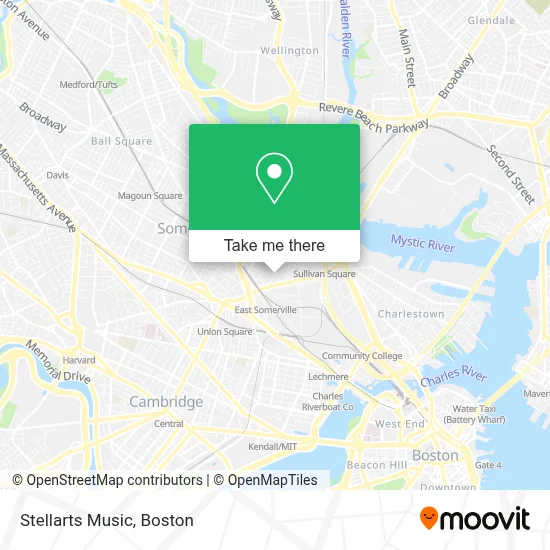 Stellarts Music map