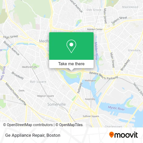 Ge Appliance Repair map