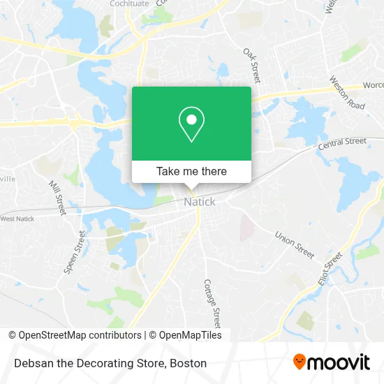 Debsan the Decorating Store map