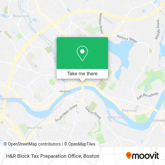 H&R Block Tax Preparation Office map