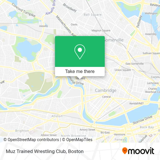Muz Trained Wrestling Club map