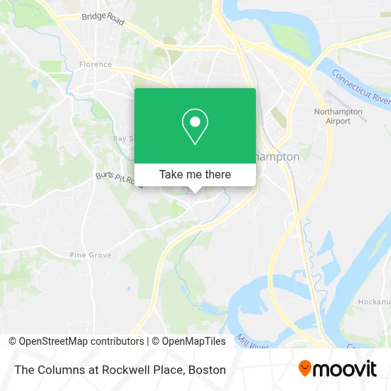 The Columns at Rockwell Place map