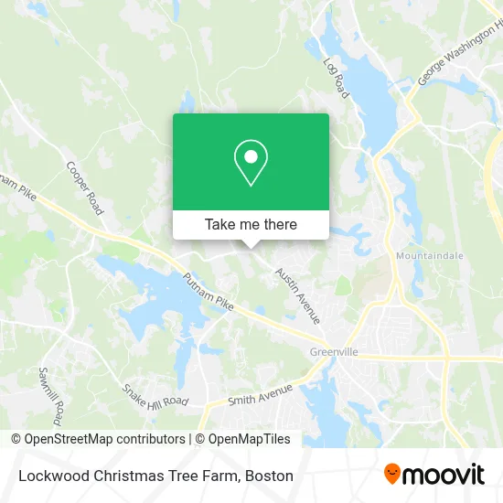 Lockwood Christmas Tree Farm map