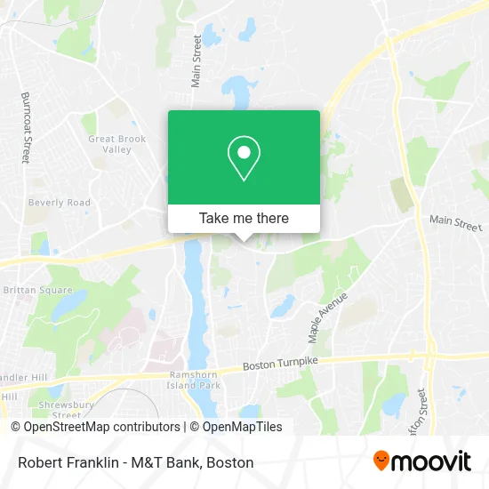 Robert Franklin - M&T Bank map