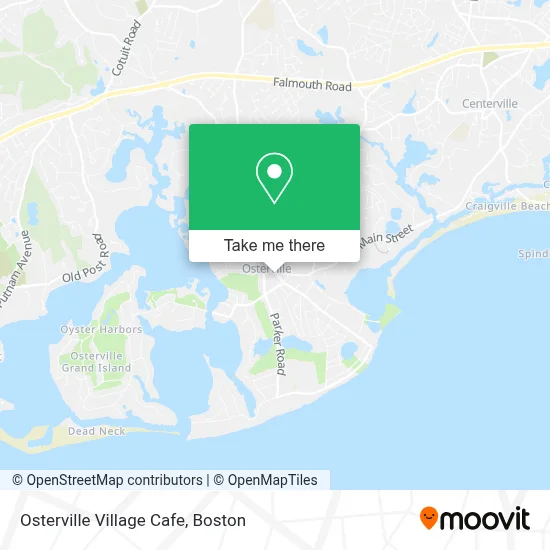 Osterville Village Cafe map