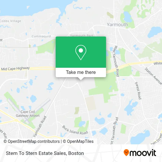 Stem To Stern Estate Sales map
