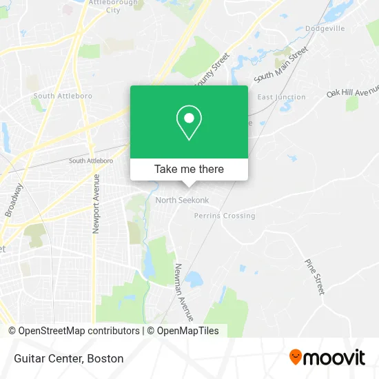 Guitar Center map