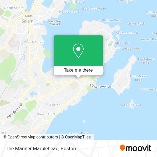 The Mariner Marblehead map