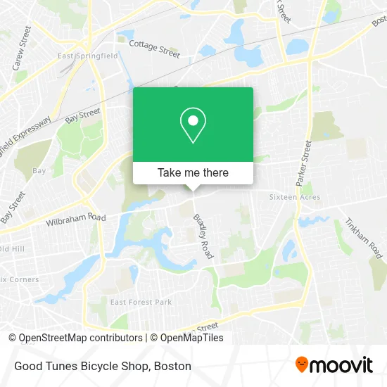 Good Tunes Bicycle Shop map