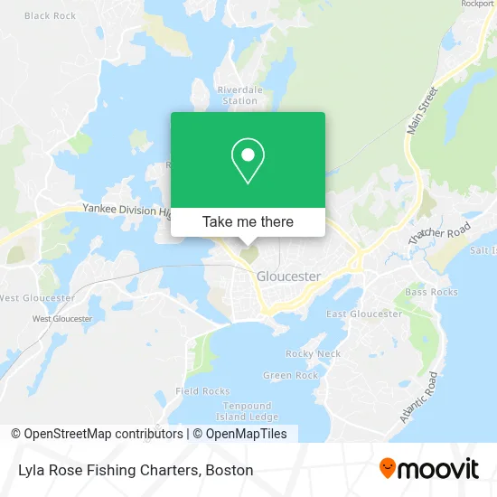 Lyla Rose Fishing Charters map
