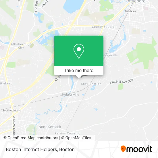Boston Internet Helpers map