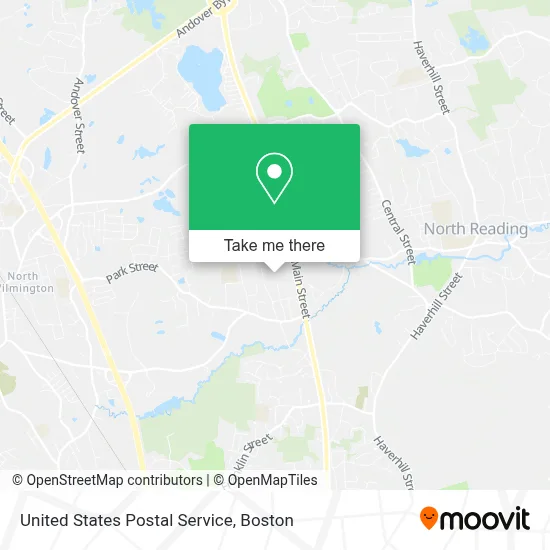 United States Postal Service map