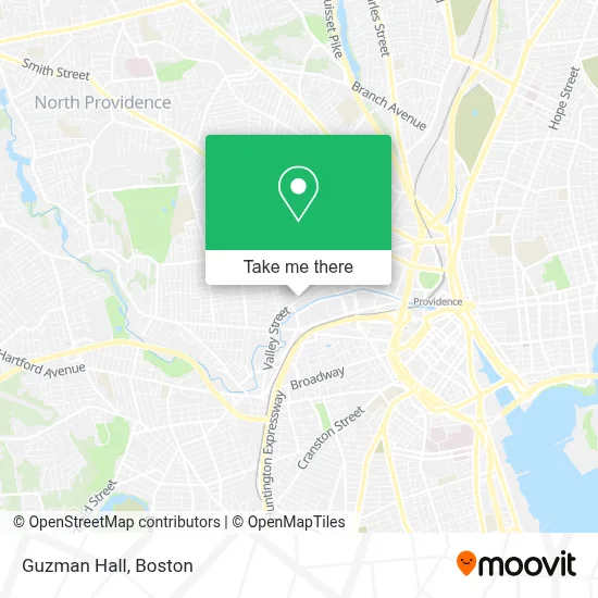 Guzman Hall map