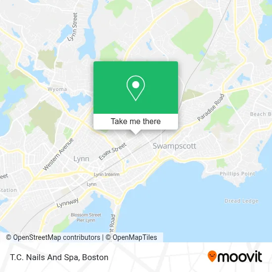 T.C. Nails And Spa map