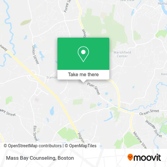 Mass Bay Counseling map
