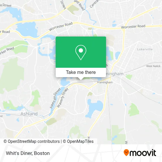 Whit's Diner map