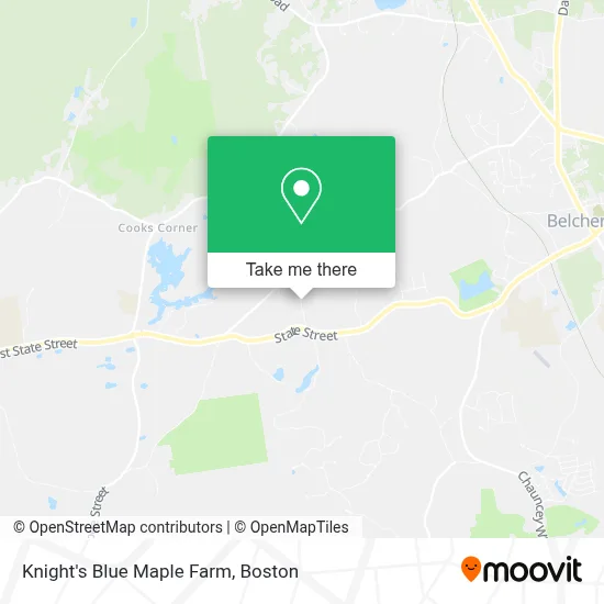 Knight's Blue Maple Farm map