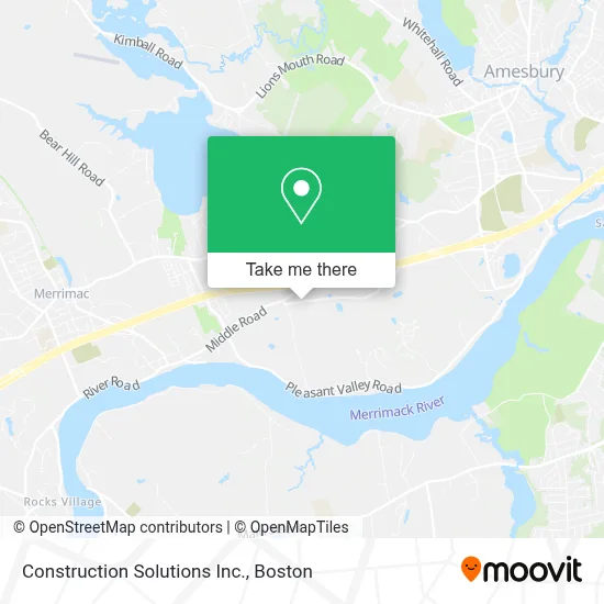 Construction Solutions Inc. map