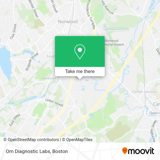 Om Diagnostic Labs map
