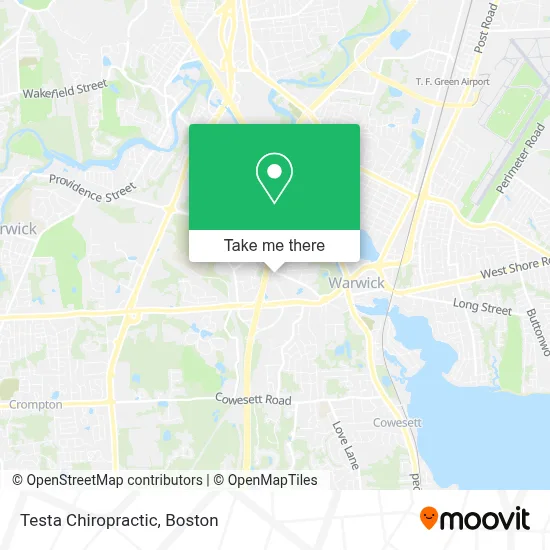 Testa Chiropractic map