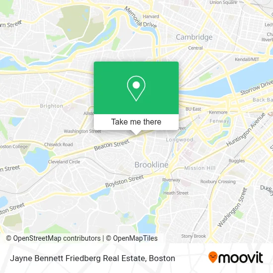Jayne Bennett Friedberg Real Estate map