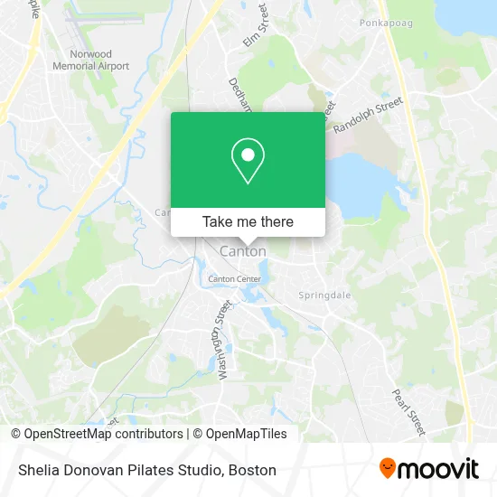 Shelia Donovan Pilates Studio map