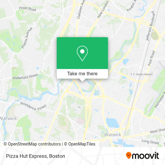 Pizza Hut Express map