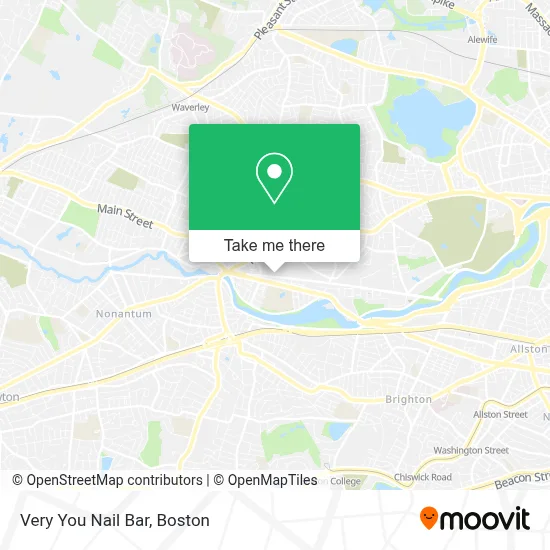 Very You Nail Bar map