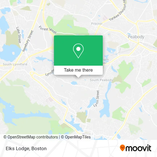 Elks Lodge map