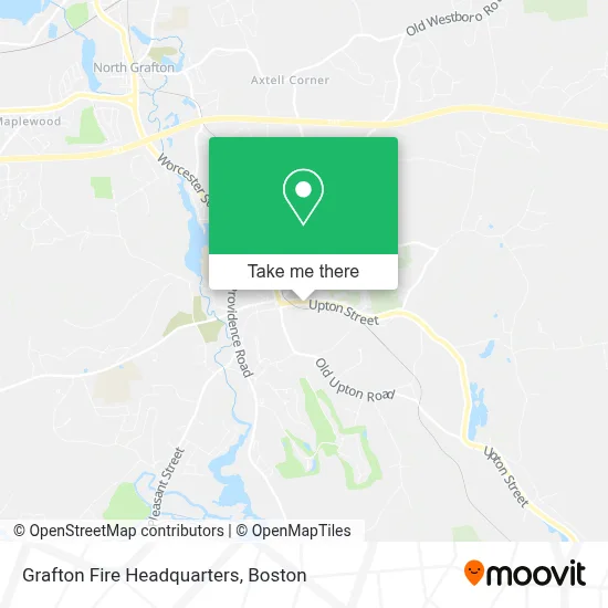 Grafton Fire Headquarters map