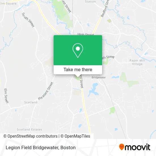 Legion Field Bridgewater map