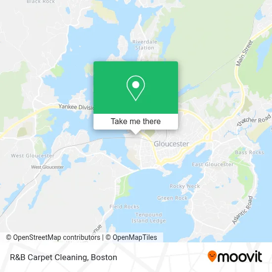 R&B Carpet Cleaning map