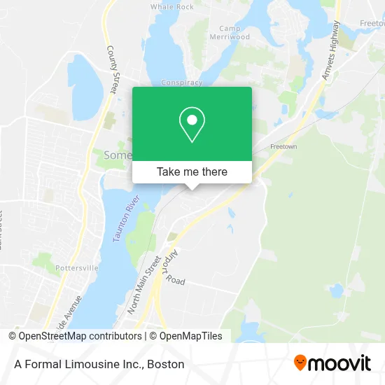 A Formal Limousine Inc. map